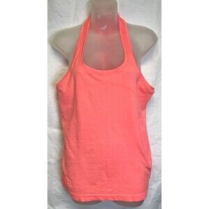 Lululemon Tank Top Women's 8 Run Swiftly Tech Racerback Pink Orange Coral